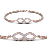 Load image into Gallery viewer, pave-infinity-chain-bracelet

