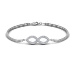 Load image into Gallery viewer, Pave Infinity Chain Bracelet
