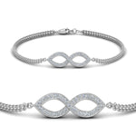 Load image into Gallery viewer, Pave Infinity Chain Bracelet
