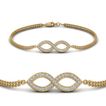 Load image into Gallery viewer, Pave Infinity Chain Bracelet
