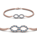 Load image into Gallery viewer, Pave Infinity Chain Bracelet
