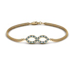 Load image into Gallery viewer, Pave Infinity Chain Bracelet
