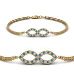 Load image into Gallery viewer, Pave Infinity Chain Bracelet
