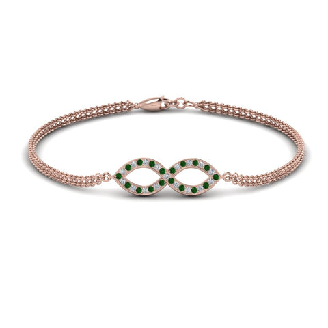 pave-infinity-diamond-bracelet-with-emerald-in-rose-gold-FDBRC9140GEMGR-NL-RG