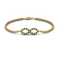 Thumbnail 72 - pave-infinity-diamond-bracelet-with-emerald-in-yellow-gold-FDBRC9140GEMGR-NL-YG