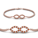 Load image into Gallery viewer, Pave Infinity Chain Bracelet
