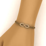 Load image into Gallery viewer, Pave Infinity Chain Bracelet
