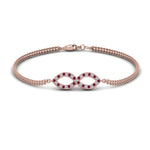Load image into Gallery viewer, Pave Infinity Chain Bracelet
