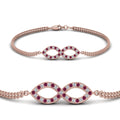 Thumbnail 9 - pave-infinity-diamond-bracelet-with-pink-sapphire-in-rose-gold-FDBRC9140GSADRPIANGLE2-NL-RG