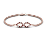 Load image into Gallery viewer, Pave Infinity Chain Bracelet
