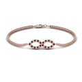 Thumbnail 16 - pave-infinity-diamond-bracelet-with-ruby-in-rose-gold-FDBRC9140GRUDR-NL-RG