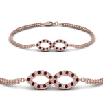 Load image into Gallery viewer, Pave Infinity Chain Bracelet
