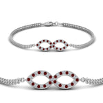 Load image into Gallery viewer, Pave Infinity Chain Bracelet
