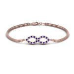 Load image into Gallery viewer, Pave Infinity Chain Bracelet

