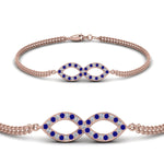 Load image into Gallery viewer, Pave Infinity Chain Bracelet
