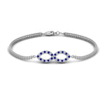 Load image into Gallery viewer, Pave Infinity Chain Bracelet
