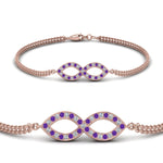 Load image into Gallery viewer, Pave Infinity Chain Bracelet
