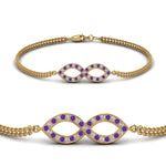 Load image into Gallery viewer, Pave Infinity Chain Bracelet
