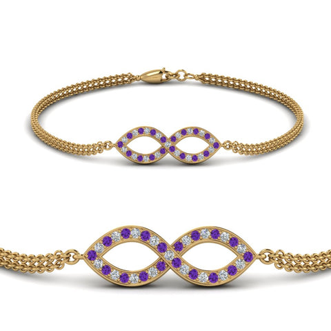 pave-infinity-diamond-bracelet-with-violet-topaz-in-yellow-gold-FDBRC9140GVITOANGLE2-NL-YG