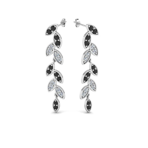 pave-leaf-drop-earring-with-black-diamond-in-14K-white-gold-FD-EAR8334GBLACK-NL-WG