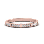 Load image into Gallery viewer, pave-link-diamond-stacking-band-in-rose-gold-FD9666B-NL-RG.jpg
