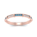 Thumbnail 5 - pave-link-diamond-stacking-band-with-blue-topaz-in-rose-gold-FD9666BGICBLTO-NL-RG.jpg