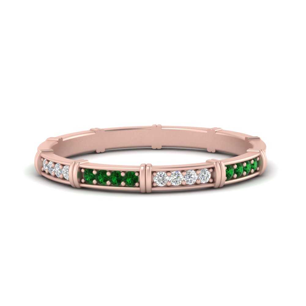 pave-link-diamond-stacking-band-with-emerald-in-rose-gold-FD9666BGEMGR-NL-RG.jpg