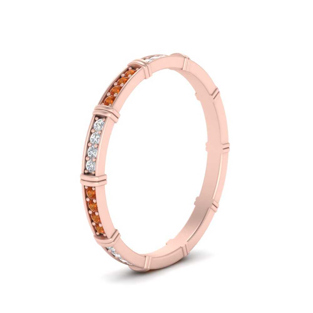 pave-link-diamond-stacking-band-with-orange-sapphire-in-rose-gold-FD9666BGSAOR-NL-RG.jpg