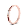 Load image into Gallery viewer, pave-link-diamond-stacking-band-with-ruby-in-rose-gold-FD9666BGRUDR-NL-RG.jpg
