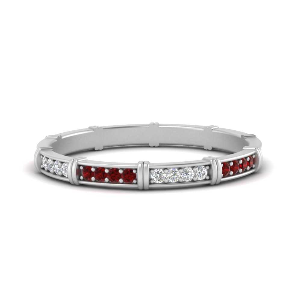 pave-link-diamond-stacking-band-with-ruby-in-white-gold-FD9666BGRUDR-NL-WG.jpg