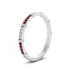 Load image into Gallery viewer, pave-link-diamond-stacking-band-with-ruby-in-white-gold-FD9666BGRUDR-NL-WG.jpg