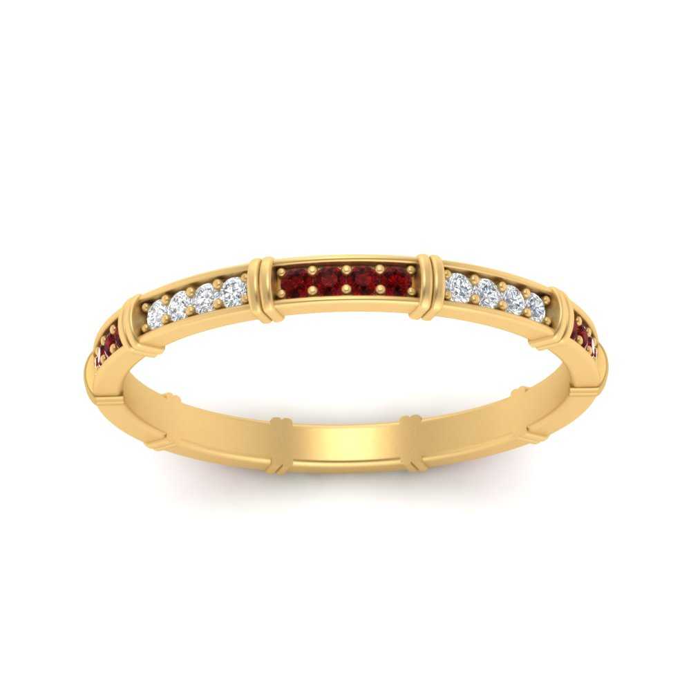 pave-link-diamond-stacking-band-with-ruby-in-yellow-gold-FD9666BGRUDR-NL-YG.jpg