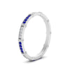 Load image into Gallery viewer, pave-link-diamond-stacking-band-with-sapphire-in-white-gold-FD9666BGSABL-NL-WG.jpg