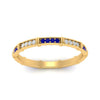 Load image into Gallery viewer, pave-link-diamond-stacking-band-with-sapphire-in-yellow-gold-FD9666BGSABL-NL-YG.jpg