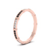 Load image into Gallery viewer, pave-link-stacking-band-with-black-diamond-in-rose-gold-FD9666BGBLACK-NL-RG.jpg