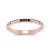 Load image into Gallery viewer, pave-link-stacking-band-with-black-diamond-in-rose-gold-FD9666BGBLACK-NL-RG.jpg