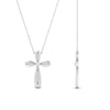 Load image into Gallery viewer, pave-set-cross-diamond-pendant-in-white-gold-FDPD10871ANGLE2-NL-WG