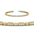 Thumbnail 2 - Pave Set Women's Tennis Bracelet