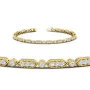 Pave Set Women's Tennis Bracelet