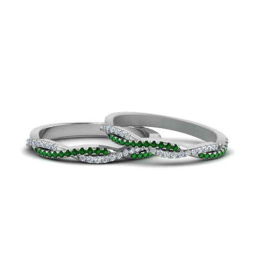 pave-twisted-diamond-lesbian-band-with-emerald-in-950-Platinum-FDLG8233BGEMGR-NL-WG