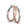 Load image into Gallery viewer, pave-twisted-diamond-lesbian-band-with-ice-blue-topaz-in-14K-rose-gold-FDLG8233BGICBLTO-NL-RG