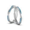 Load image into Gallery viewer, pave-twisted-diamond-lesbian-band-with-ice-blue-topaz-in-14K-white-gold-FDLG8233BGICBLTO-NL-WG