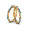 Load image into Gallery viewer, pave-twisted-diamond-lesbian-band-with-ice-blue-topaz-in-14K-yellow-gold-FDLG8233BGICBLTO-NL-YG