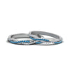 Load image into Gallery viewer, pave-twisted-diamond-lesbian-band-with-ice-blue-topaz-in-950-Platinum-FDLG8233BGICBLTO-NL-WG