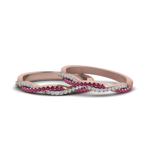 pave-twisted-diamond-lesbian-band-with-pink-sapphire-in-14K-rose-gold-FDLG8233BGSADRPI-NL-RG