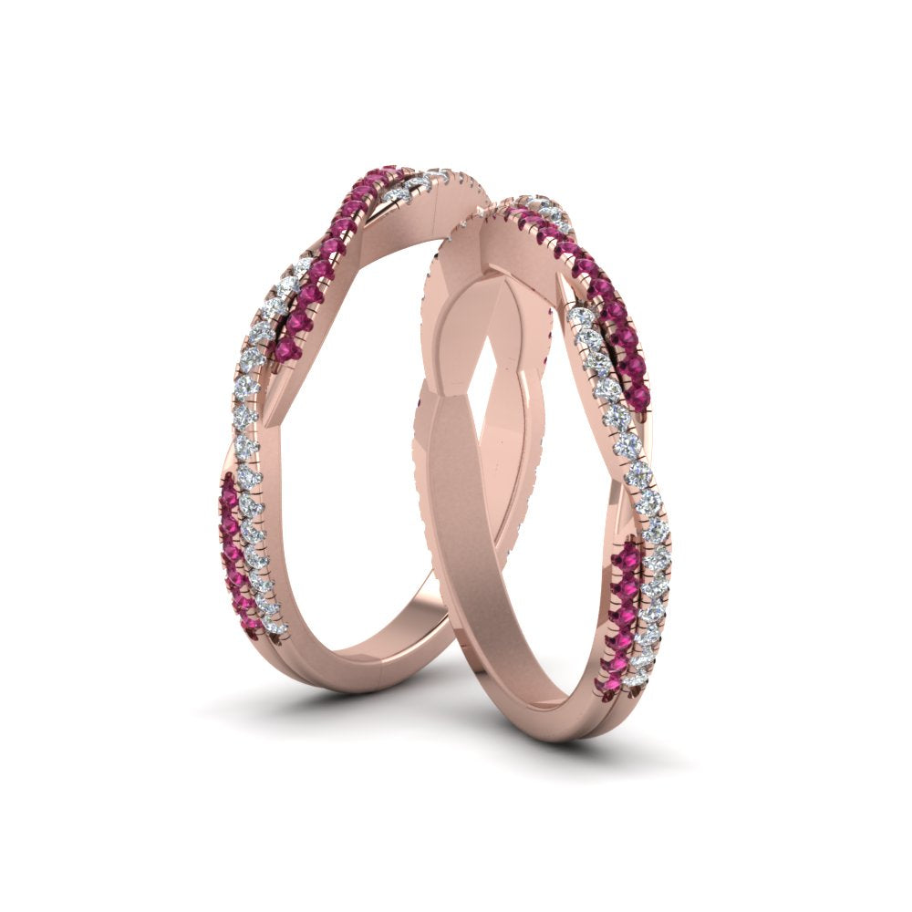 pave-twisted-diamond-lesbian-band-with-pink-sapphire-in-14K-rose-gold-FDLG8233BGSADRPI-NL-RG