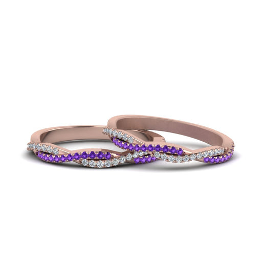 pave-twisted-diamond-lesbian-band-with-violac-topaz-in-14K-rose-gold-FDLG8233BGVITO-NL-RG