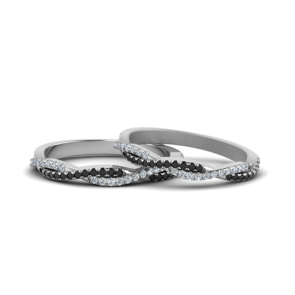 pave-twisted-lesbian-band-with-black-diamond-in-14K-white-gold-FDLG8233BGBLACK-NL-WG
