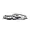 Load image into Gallery viewer, pave-twisted-lesbian-band-with-black-diamond-in-950-Platinum-FDLG8233BGBLACK-NL-WG