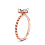 Load image into Gallery viewer, pave-under-halo-asscher-orange-sapphire-engagement-ring-in-rose-gold-FD10060ASRGSAORANGLE2-NL-RG.jpg?v=1770718242